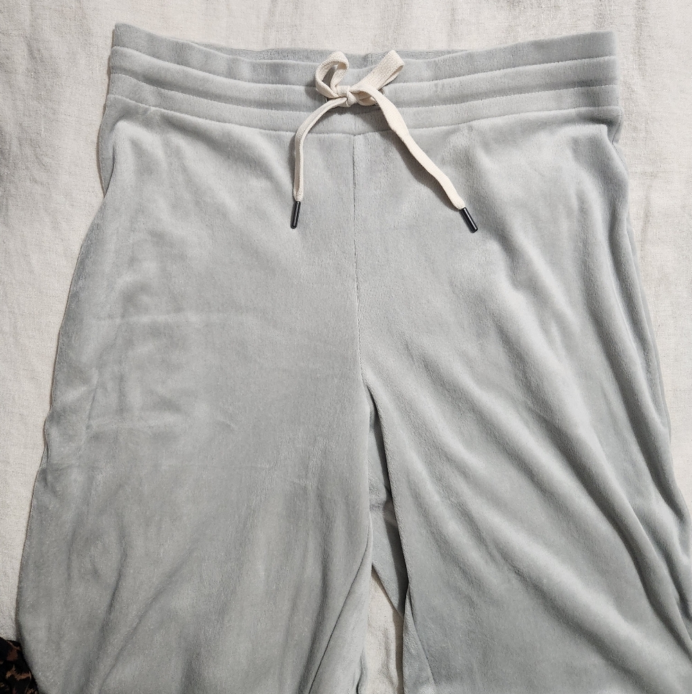 J. Crew Light Grey Velour Joggers